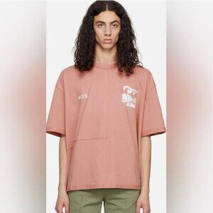 Head of State Underground Spiritual Logo Graphic Tee Heavyweight in Dusty Pink